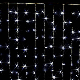 Vianočné osvetlenie ColorWay vnútorné, 300 LED, 3× 3m, 220–240V AC, studená biela 

 obrázok produktu 5 z 18