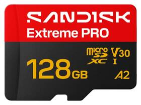 Pamäťová karta SANDISK 128GB UHS-I U3 (250R/120W) + SD apaptér 

 obrázok produktu 1 z 3