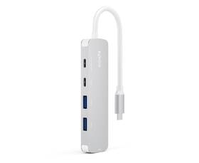 USB Hub Epico UltraHub 5in1 Slim Alu EH15 USB-C strieborný

 obrázok produktu 1 z 3