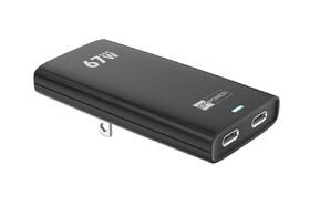 Cestovný adaptér ERPOWER Dual Travel Slim 67W, 2xUSB-C čierny

 obrázok produktu 1 z 2