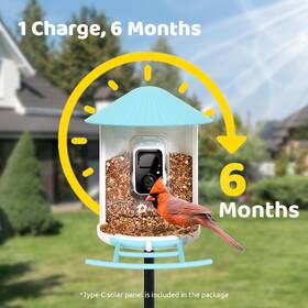 Vtáčie krmítko Birdfy s kamerou (AI predplatné) 

 obrázok produktu 6 z 8