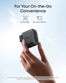 Nabíjačka do siete Anker Nano 70W, 2xUSB-C, 1xUSB čierna

 obrázok produktu 2 z 5