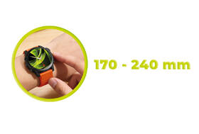 Remienok Mobile Origin Easy Strap Silicone Watch 22mm oranžový

 obrázok produktu 4 z 6
