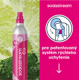 Bombička k výrobníkom sódy SodaStream +CO2 samostatná CQC 

 obrázok produktu 1 z 2