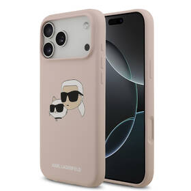 Kryt na mobil Karl Lagerfeld Liquid Silicone Double Heads MagSafe na Apple iPhone 17 Pro Max ružový

 obrázok produktu 1 z 7
