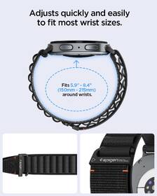 Remienok Spigen Fabric Band na Samsung Galaxy Watch Ultra 2/1 (47mm) čierny

 obrázok produktu 30 z 30