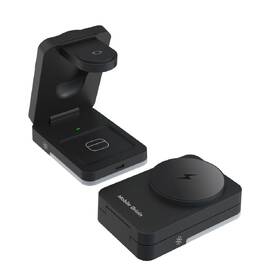 Bezdrôtová nabíjačka Mobile Origin 3in1 Foldable Charging Stand with light, PW28 čierna

 obrázok produktu 6 z 19