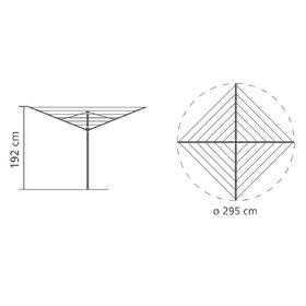Sušiak na bielizeň Brabantia  

 obrázok produktu 5 z 5