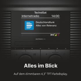 Internetový rádioprijímač s DAB+ Technisat DIGITRADIO 425 čierny/strieborný

 obrázok produktu 13 z 13