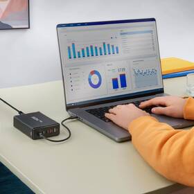 Nabíjačka do siete Hama GaN, 3x USB-C PD, 2x USB-A (1x QC), 140 W čierny

 obrázok produktu 7 z 9