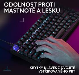 Klávesnica Logitech G316 X 75 - CZ/SK layout čierna

 obrázok produktu 13 z 19