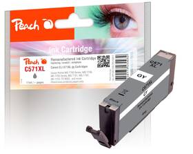 Cartridge Peach Canon CLI-571XGY, 11ml - foto sivá 

 obrázok produktu 1 z 1