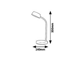 Stolná lampa Rabalux Berry 6780 modrá

 obrázok produktu 2 z 3