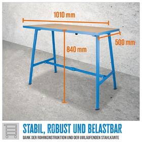 Pracovný stôl Güde GWB 100/50 F 

 obrázok produktu 4 z 4