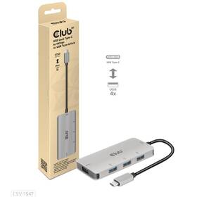 USB Hub Club3D USB-C Gen2 na 10Gbps 4x USB Type-A 

 obrázok produktu 5 z 5
