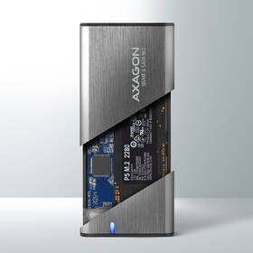 Externý rámček Axagon RAW box USB-C 3.2 Gen 2, M.2 NVMe & SATA SSD strieborný

 obrázok produktu 3 z 9