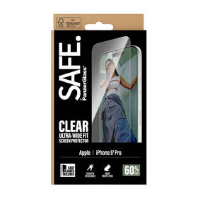 Tvrdené sklo PanzerGlass SAFE na Apple iPhone 17 Pro s inštalačným rámčekom 

 obrázok produktu 8 z 8