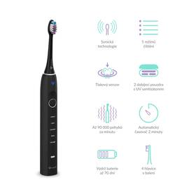 Súprava zubných kefiek TrueLife SonicBrush Clean70 UV Duo čierna/biela

 obrázok produktu 6 z 13
