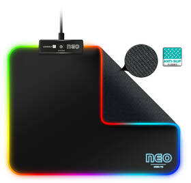 Podložka pod myš Connect IT NEO RGB, veľ. S 32 x 24,5 cm čierna

 obrázok produktu 2 z 6