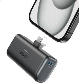 Powerbank Anker Nano, 5000 mAh, 22,5W, USB-C čierny/sivý

 obrázok produktu 1 z 3