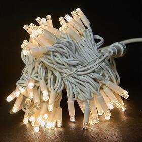 Vianočné osvetlenie ColorWay vonkajšie, 100 LED, 220VAC, 10m, teplá biela 

 obrázok produktu 7 z 19