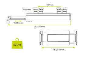 Držiak Mobile Origin Tablet and Phone Mount Arm čierny

 obrázok produktu 10 z 11