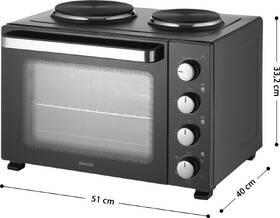 Mini rúra Sencor SEO 3500BK čierna

 obrázok produktu 4 z 16