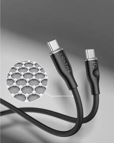 Kábel Voltme Powerlink Moss Series USB-C/USB-C, CTC 5A/100W 1,8m čierny

 obrázok produktu 1 z 1