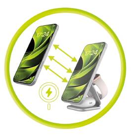 Bezdrôtová nabíjačka Mobile Origin 3in1 Qi2 25W UltraSlim PW36 strieborná

 obrázok produktu 7 z 11