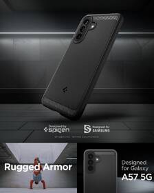 Kryt na mobil Spigen Rugged Armor - Samsung Galaxy A57 5G čierny

 obrázok produktu 13 z 17