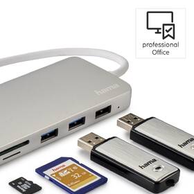 USB Hub Hama Connect2Mac, multiport, pro Apple MacBook Air a Pro 

 obrázok produktu 4 z 7