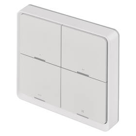 Vypínač EMOS GoSmart IP-2004ZW, ZigBee 3.0, 4-tlačidlový biely

 obrázok produktu 1 z 8