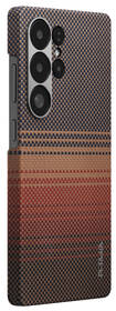 Kryt na mobil Pitaka Tactile Woven, Sunset na Samsung Galaxy S25 Ultra čierny/oranžový

 obrázok produktu 1 z 3