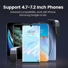 Držiak na mobil UGREEN Waterfall-Shaped Air Vent čierny/strieborný

 obrázok produktu 8 z 9