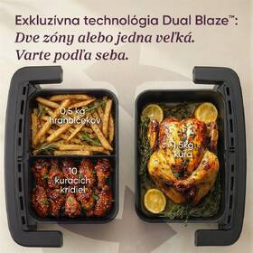 Fritéza teplovzdušná COSORI Dual Blaze Twin Fry Compact 8,6 l, keramika čierna

 obrázok produktu 4 z 11