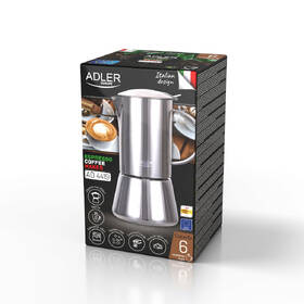 Moka kanvica Adler AD4419 strieborná

 obrázok produktu 7 z 9