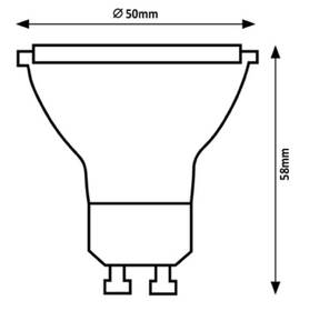 Inteligentná žiarovka Rabalux SMART SMD LED, GU10, 5W, 400lm, RGB 

 obrázok produktu 2 z 2