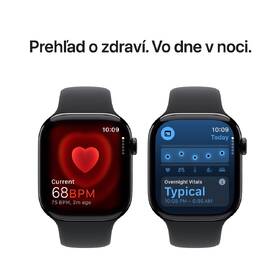 Inteligentné hodinky Apple GPS 46mm klavírno čierny hliník - čierny športový remienok - S/M 

 obrázok produktu 4 z 8
