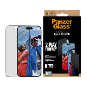 Tvrdené sklo PanzerGlass Privacy na Apple iPhone 17 Air s inštalačným rámčekom 

 obrázok produktu 4 z 6