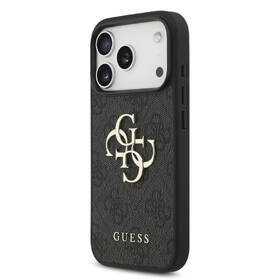 Kryt na mobil Guess PU 4G Metal Logo Strap na Apple iPhone 17 Pro čierny

 obrázok produktu 1 z 7