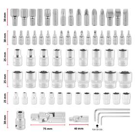 Sada gola kľúčov Einhell E-Case (92 ks) 49370514 

 obrázok produktu 3 z 6