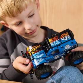 Stavebnica LEGO® Technic 42219 Monster Jam™ Grave Digger™ Oheň a led 

 obrázok produktu 3 z 8