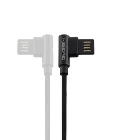 Kábel GoGEN USB/Lightning, 1m, obojstranný, opletený čierny

 obrázok produktu 1 z 1