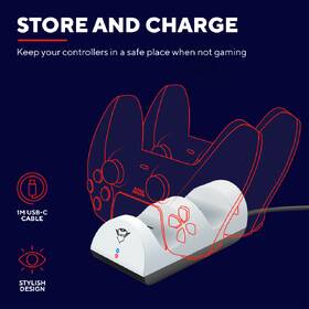 Dokovacia stanica Trust GXT 254 Duo Charging Dock pro PS5 biela

 obrázok produktu 6 z 7