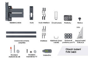 Držiak na TV Vogel’s TVM 3463 OLED TV polohovateľný, pre uhlopriečky 32" až 65", nosnosť 25 kg čierny

 obrázok produktu 12 z 14