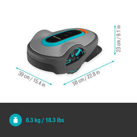 Robotická kosačka Gardena SILENO life 1500m² (s batériou) 

 obrázok produktu 6 z 6
