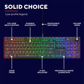 Klávesnica Trust GXT 866 Torix, US layout čierna

 obrázok produktu 12 z 20