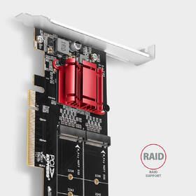 Radič Axagon PCEM2-ND - 2x M.2 NVMe M-key slot 

 obrázok produktu 4 z 6
