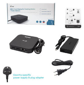 Dokovacia stanica i-tec USB-C Dual Display, PD100 W + Universal Charger 100W čierna

 obrázok produktu 4 z 8
