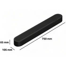 Soundbar SONOS Beam Ultra čierny

 obrázok produktu 1 z 6